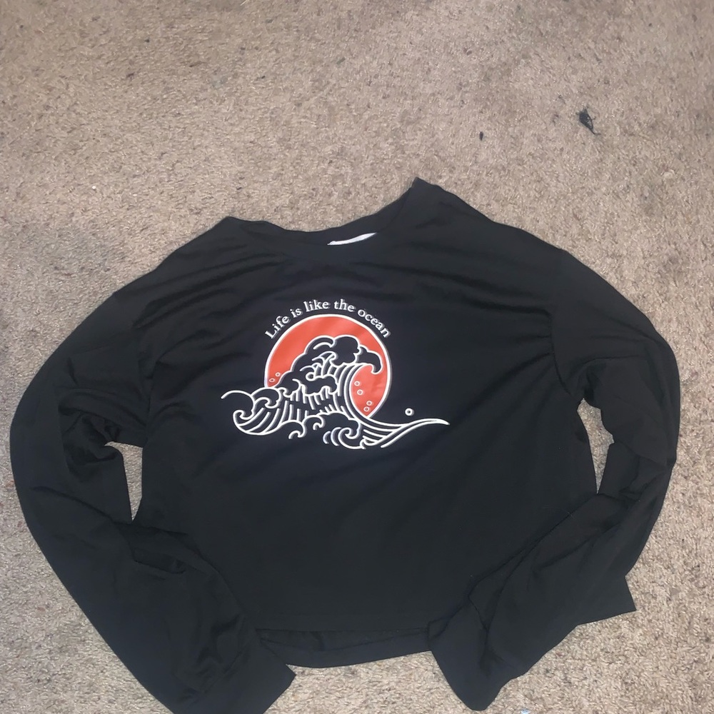 ROMWE long sleeve graphic tee